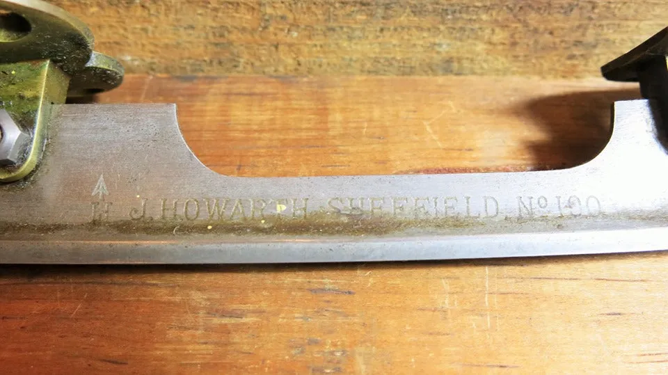 Antique J. Howarth No. 100 Sheffied Ice Skate