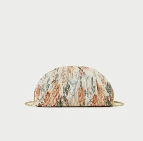 Bailey Cream Floral Dome Clutch