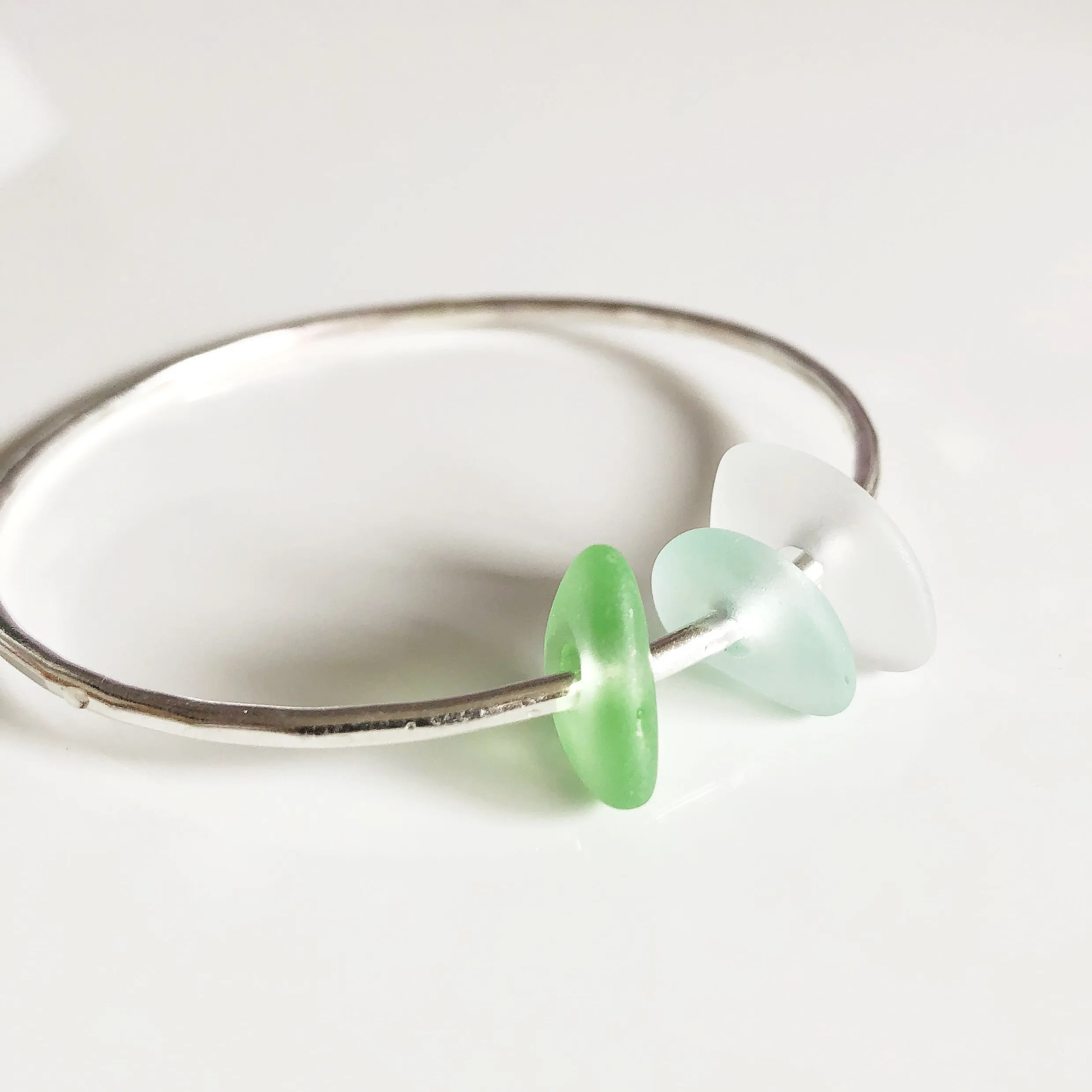 Bangle KAWAI - green ombré (B283)