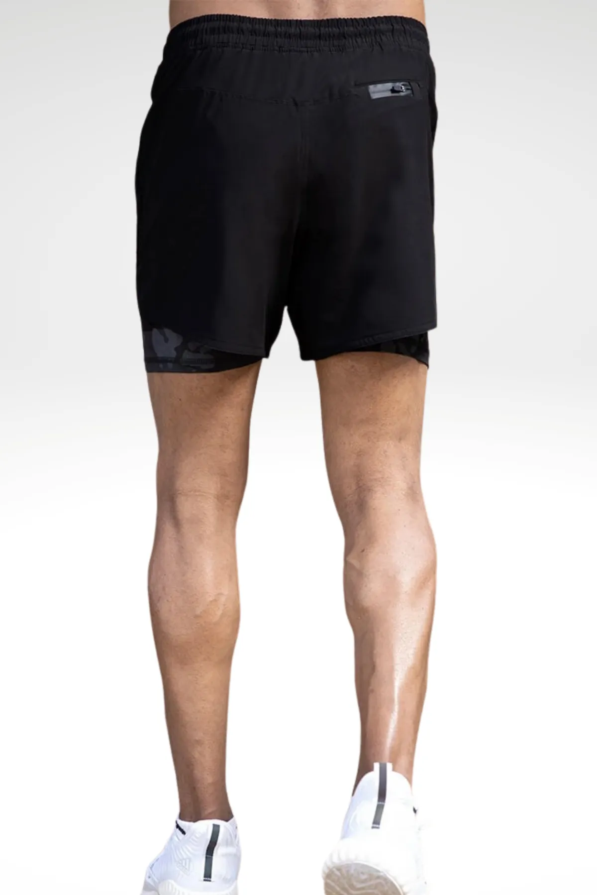 Black Diverse 2 in 1 Shorts