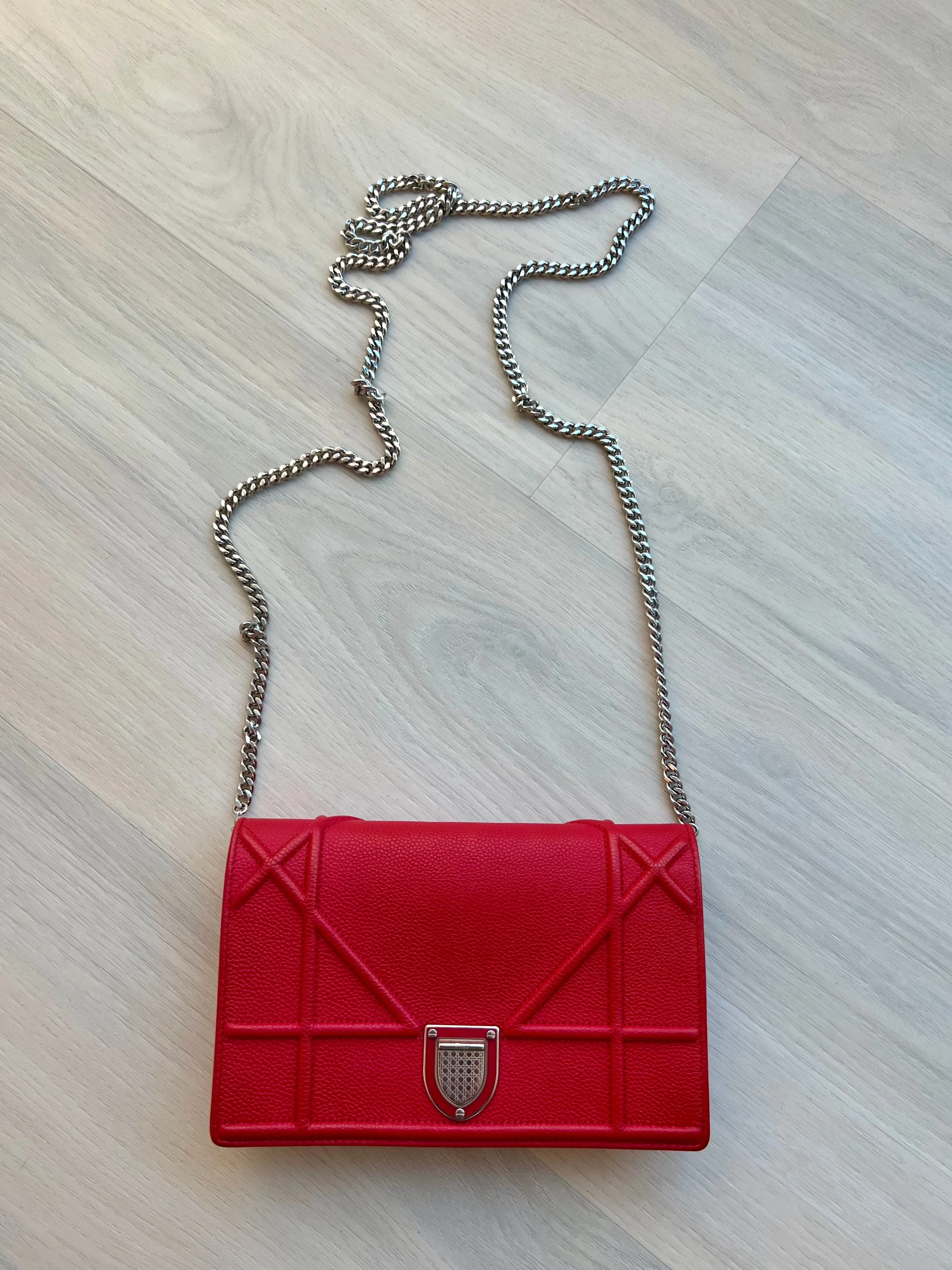 Christian Dior Diorama Wallet On Chain Bag