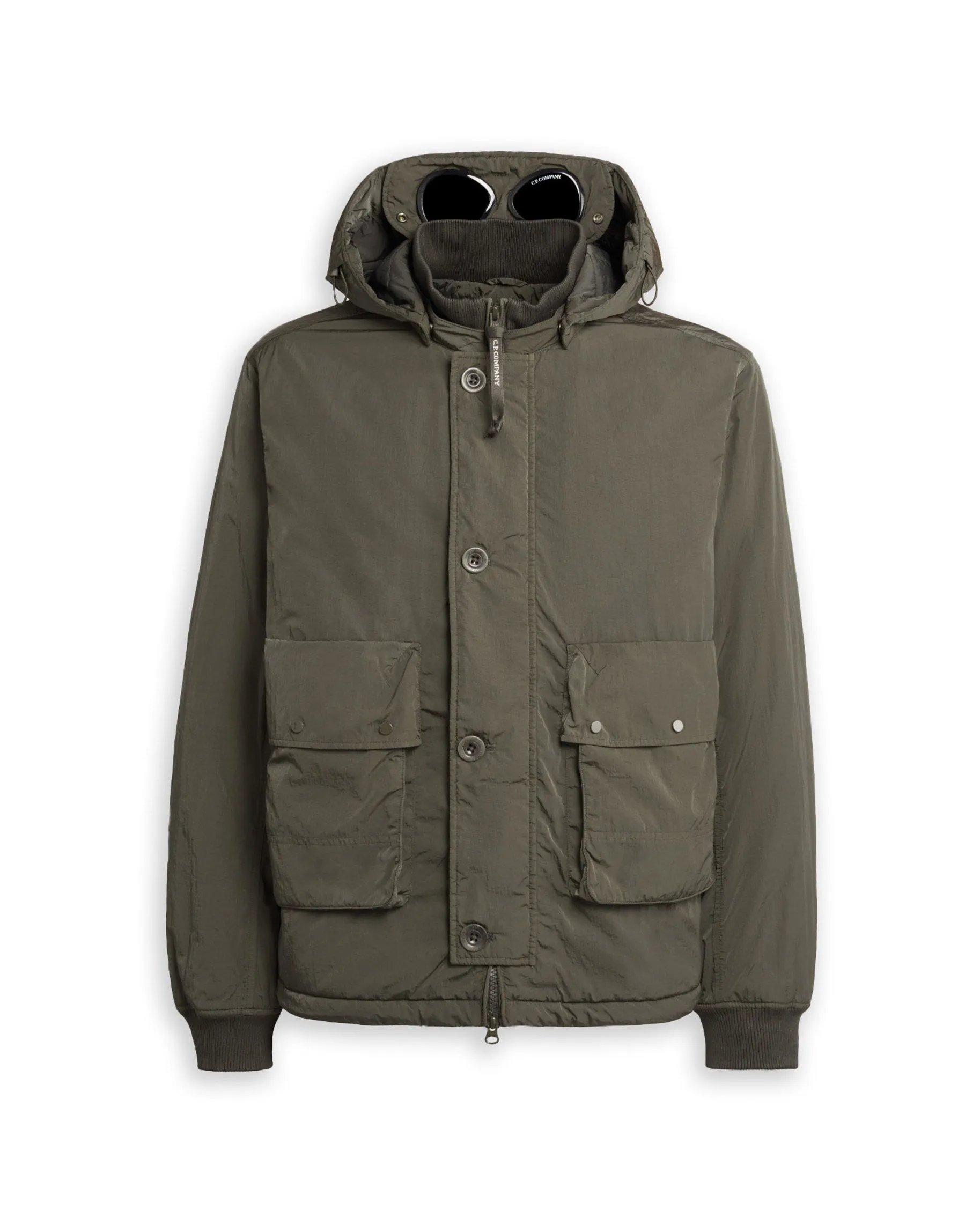 CP Company Chrome-R Google Bomber Jacket Green Men's Jacket