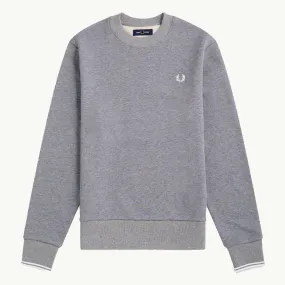 Crew Neck Sweatshirt - Steel Marl