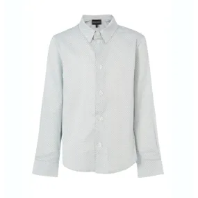 Emporio Armani Boys Pale Blue Dress Shirt_3L4CJD-F715