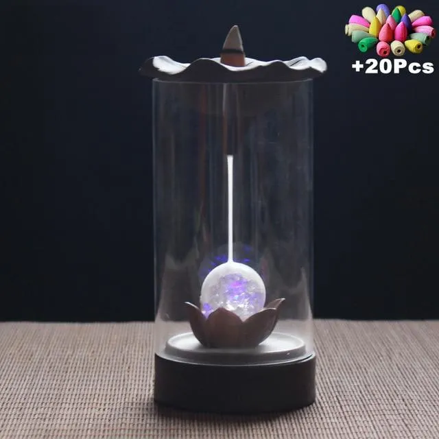 Enclosed Backflow Incense Burners