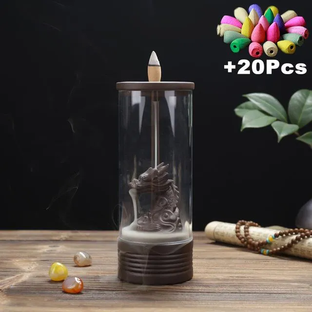 Enclosed Backflow Incense Burners