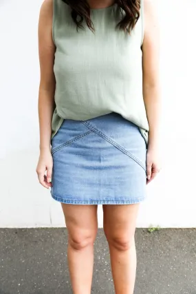 Eva Denim Skirt