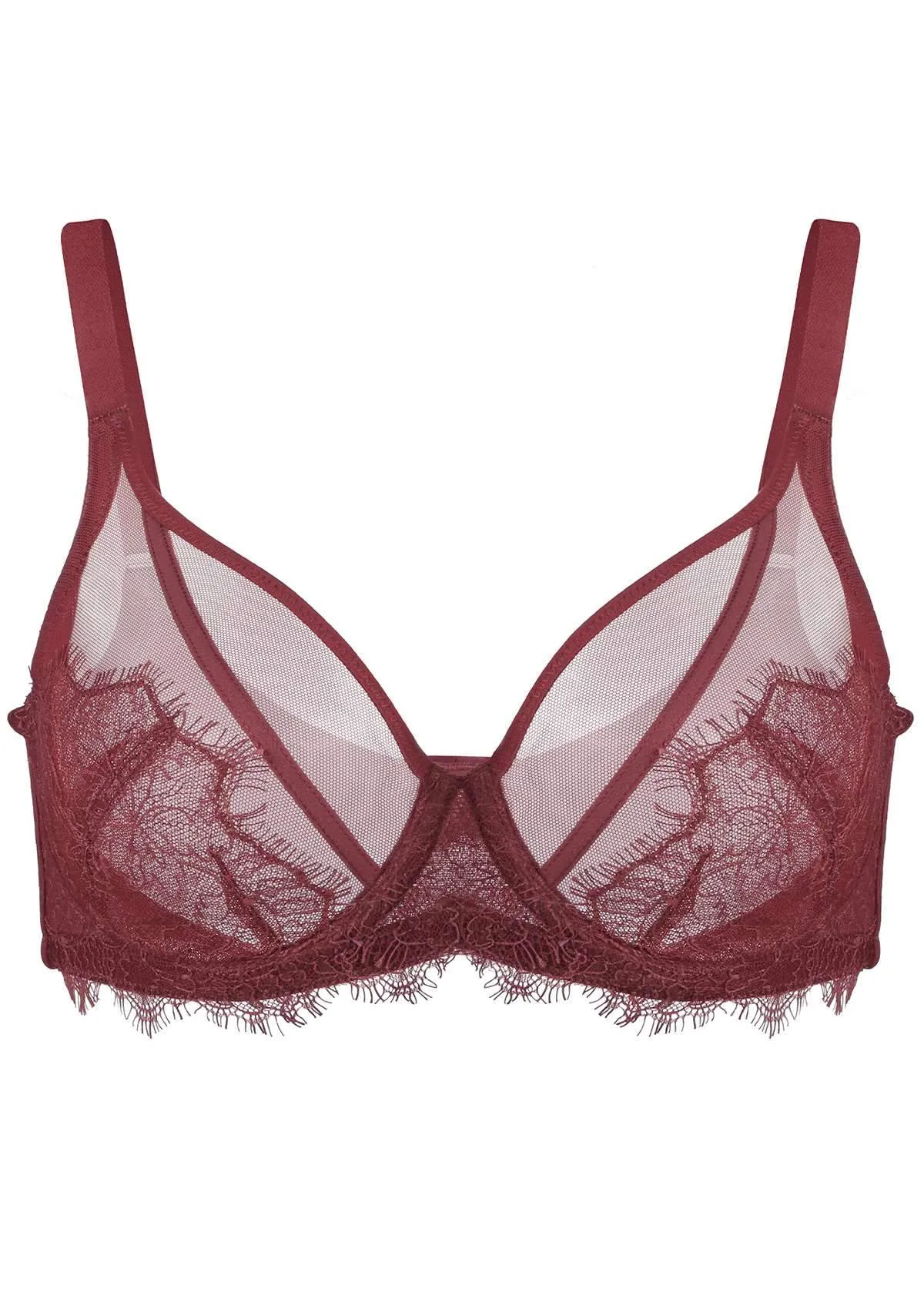 Eyelash Lace Underwire Bra