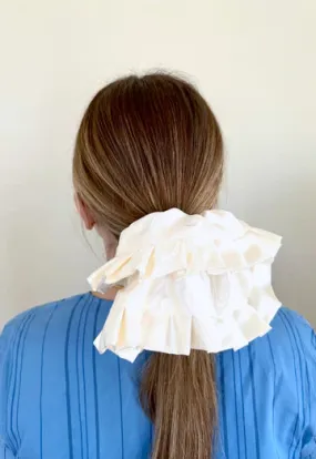 Giant Pleated Satin Scrunchie