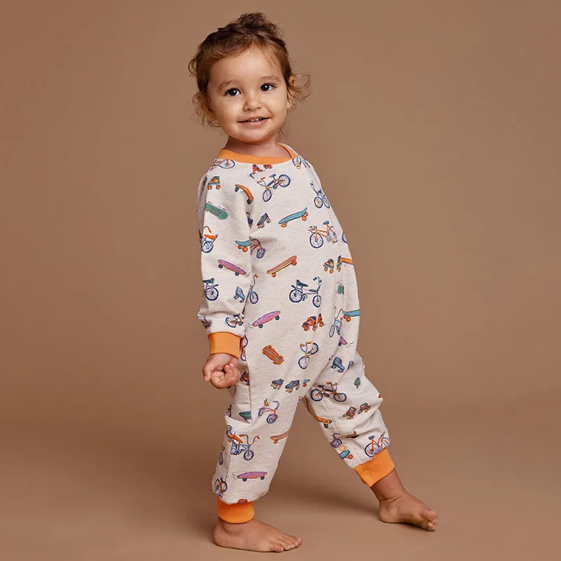 Goldie And Ace Terry Romper - Play All Day