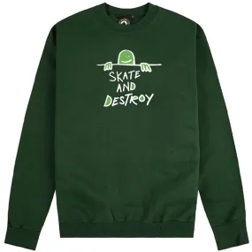 Gonz S.A.D. Logo Sweatshirt (Forest Green)