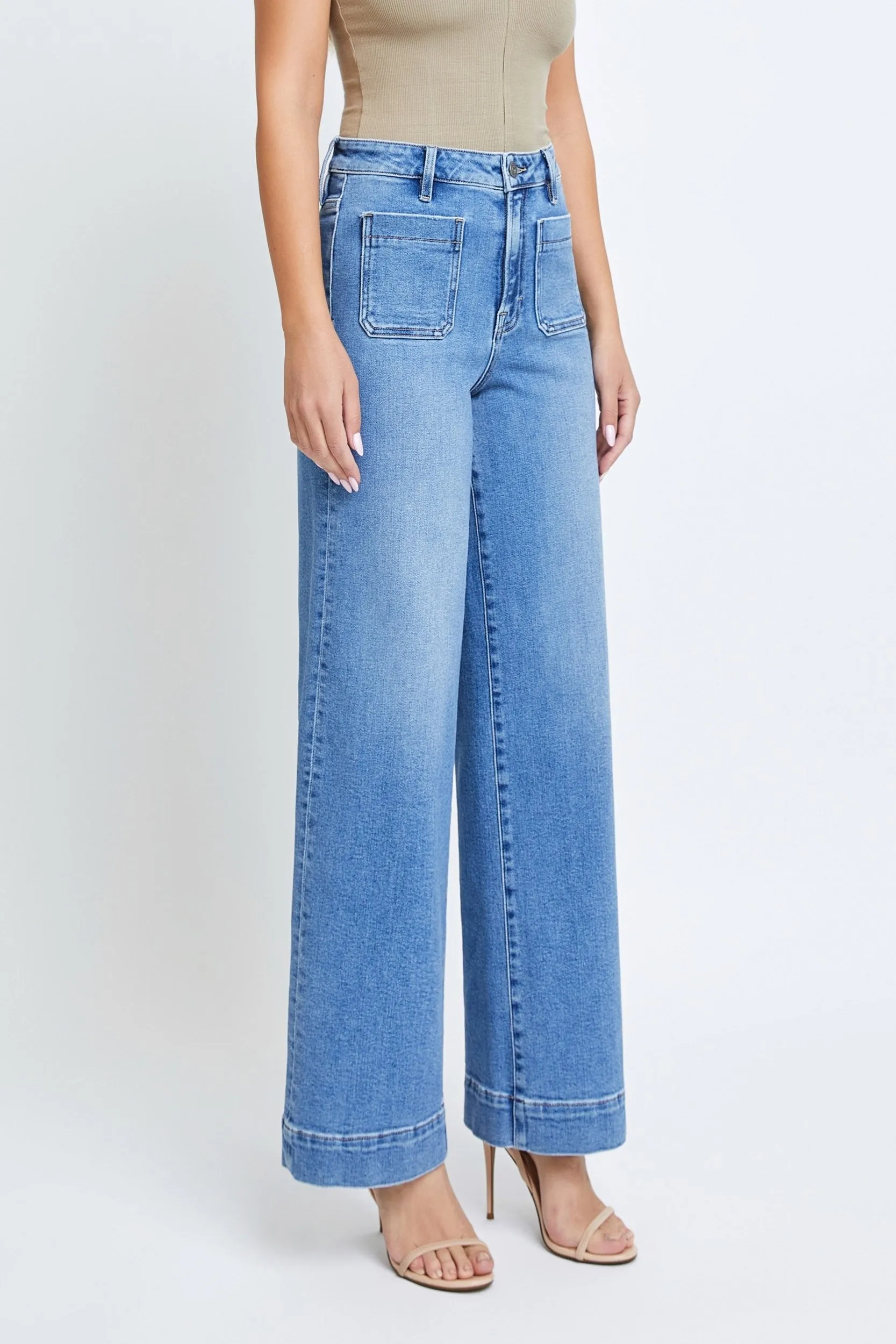 Hidden Nori Wide Leg Jean