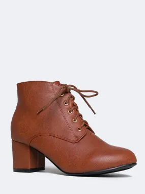 Lace Up Ankle Bootie