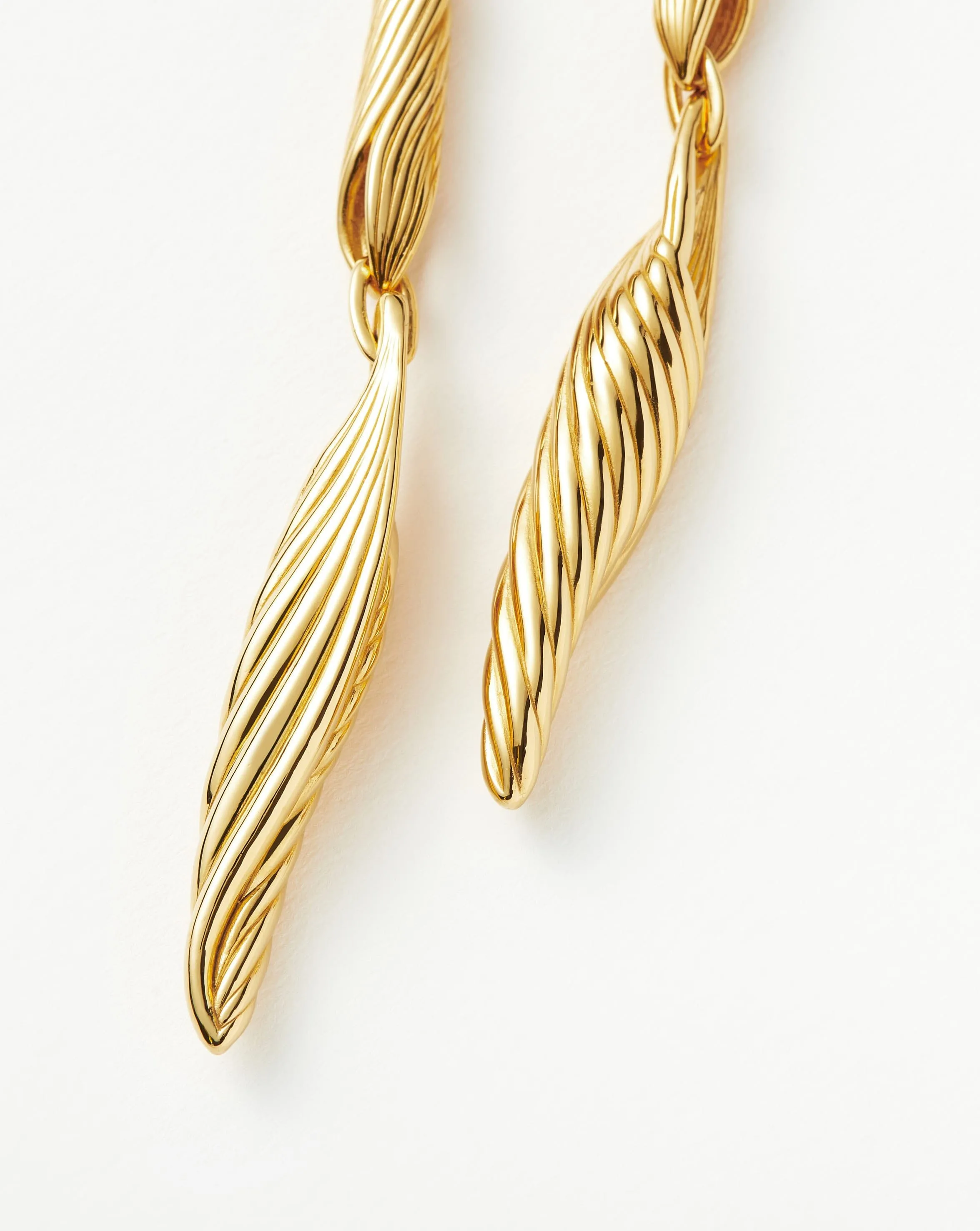 Limited Edition Wavy Ridge Triple Drop Earrings