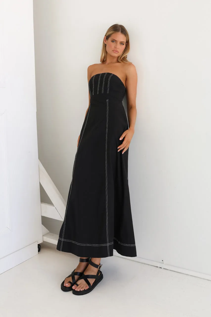 Louise Maxi Dress | Black