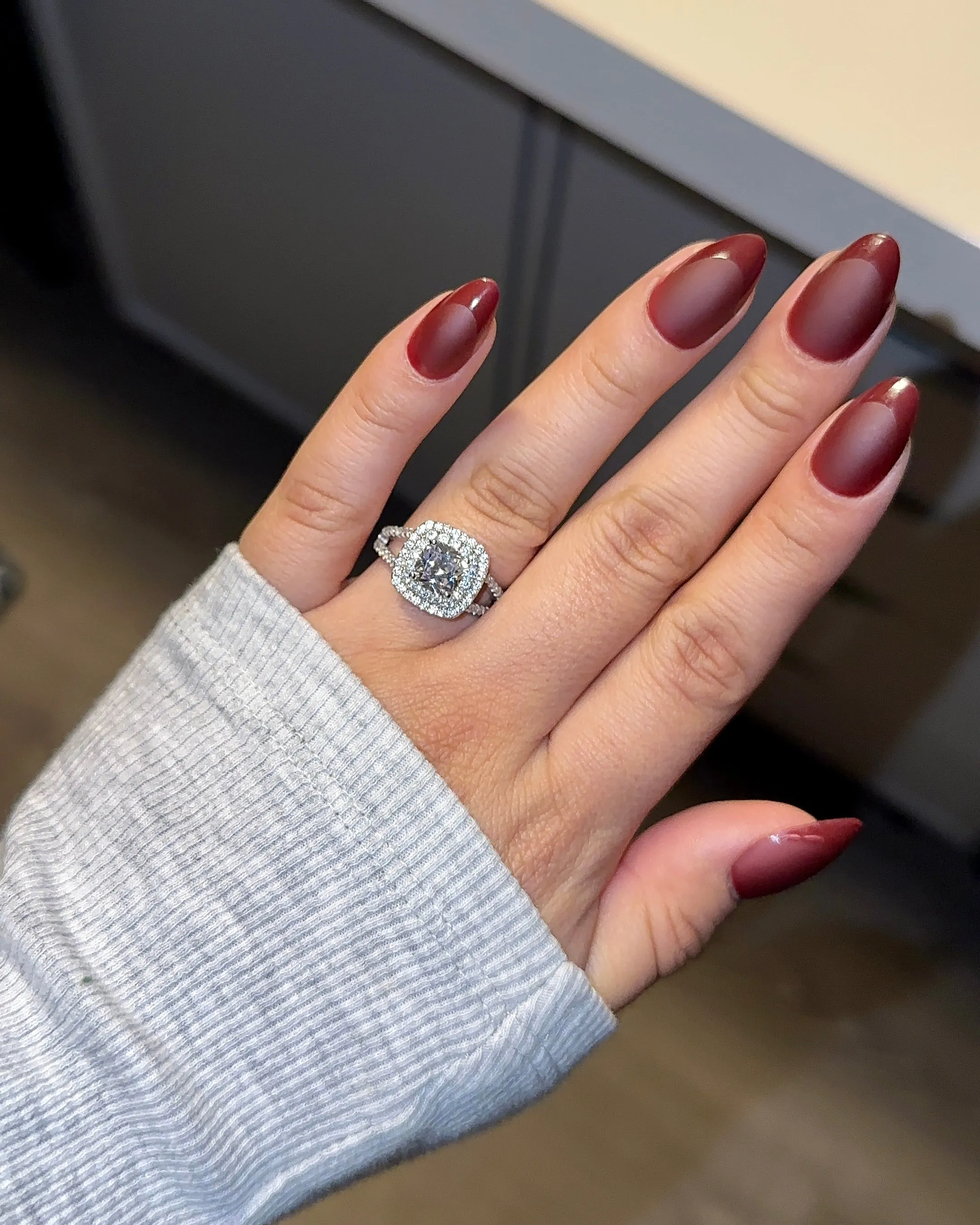 MELINDA MOISSANITE RING