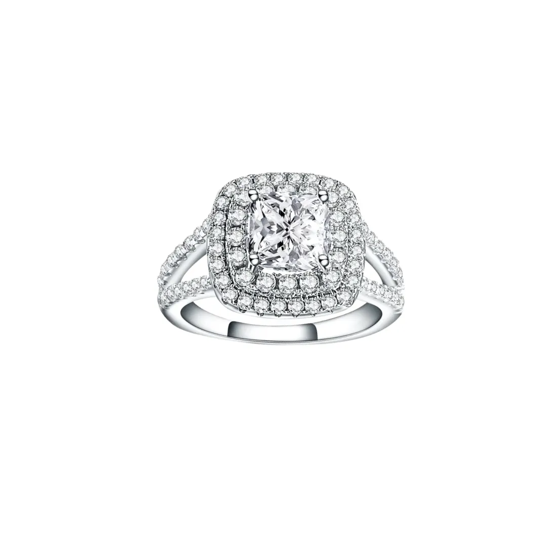 MELINDA MOISSANITE RING