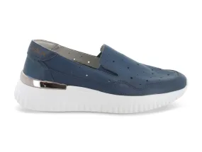 Melluso donna sneakers estive slip-on in pelle