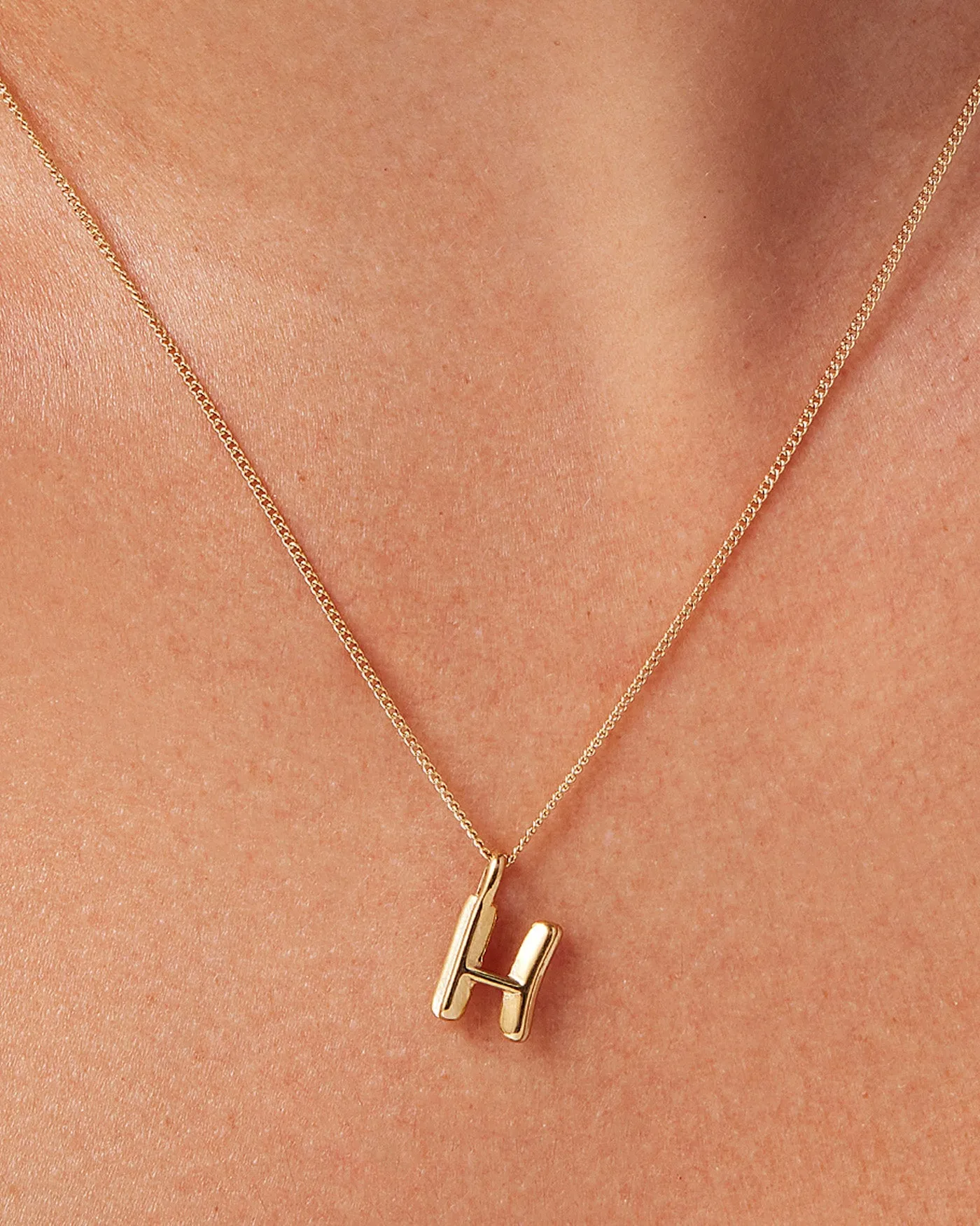 Monogram Necklace - H