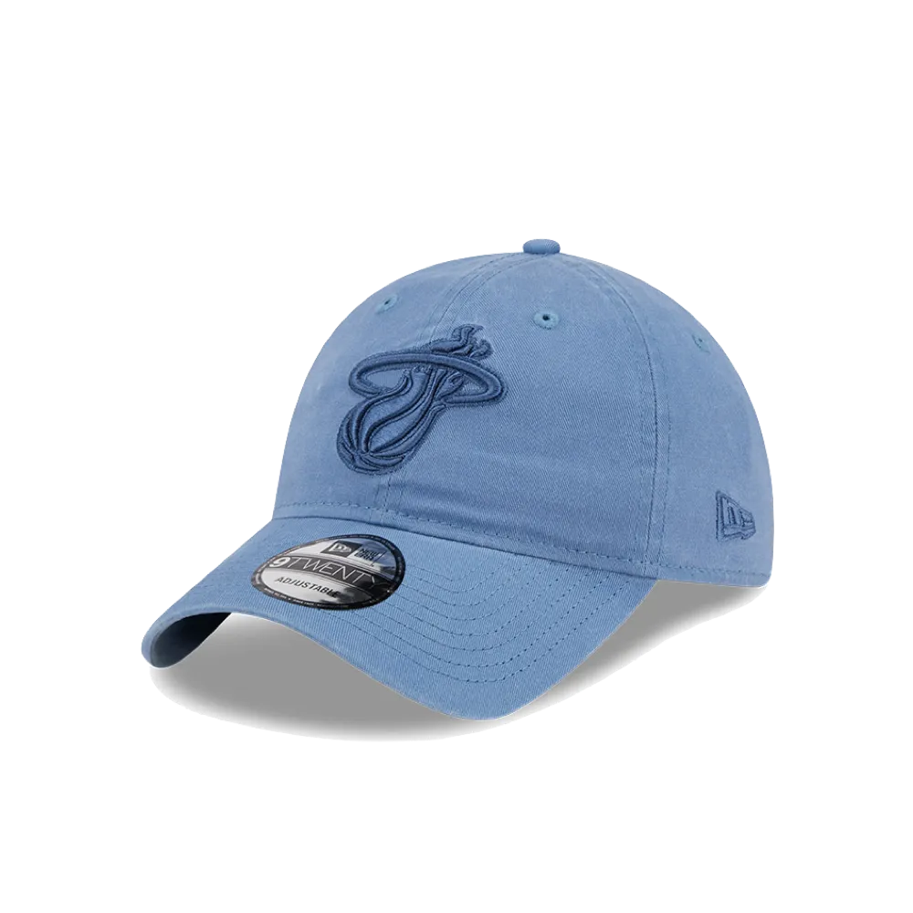 New Era Miami HEAT Tonal Blue Hat