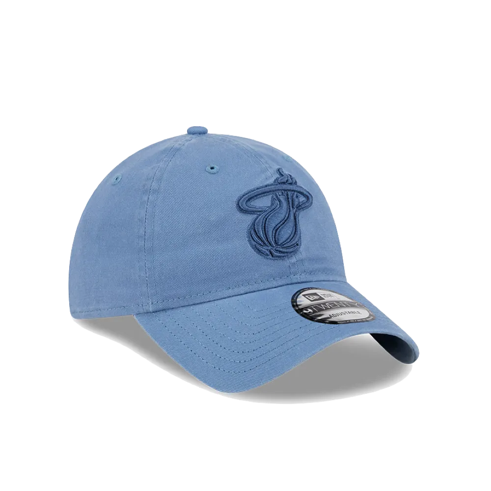 New Era Miami HEAT Tonal Blue Hat