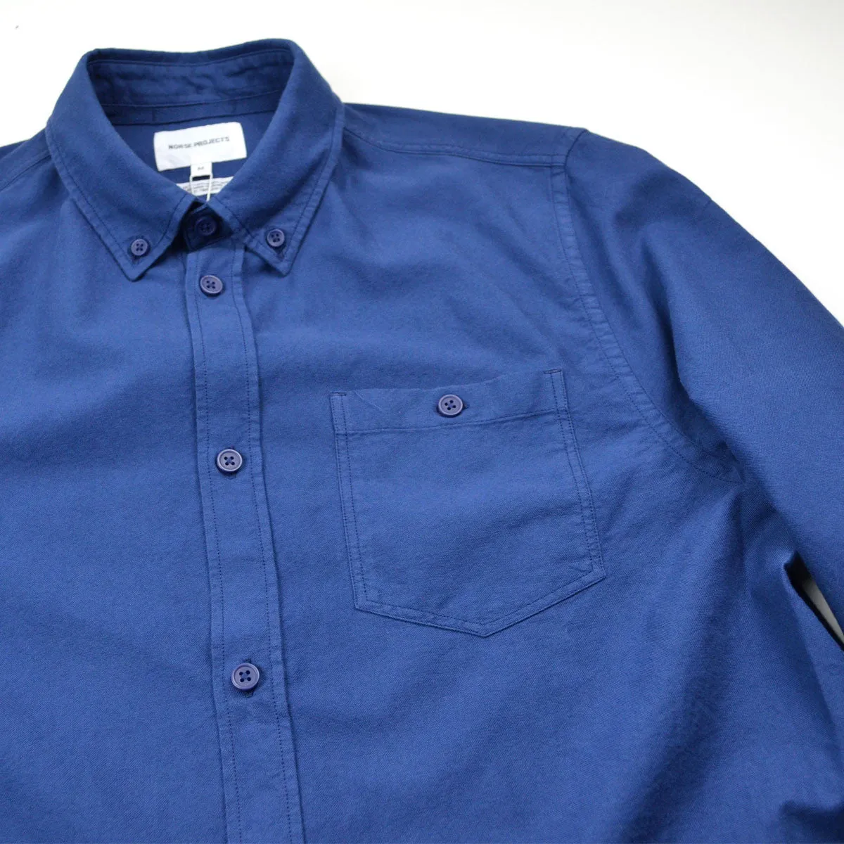 Norse Projects - Anton Oxford Overdyed Shirt - Indigo