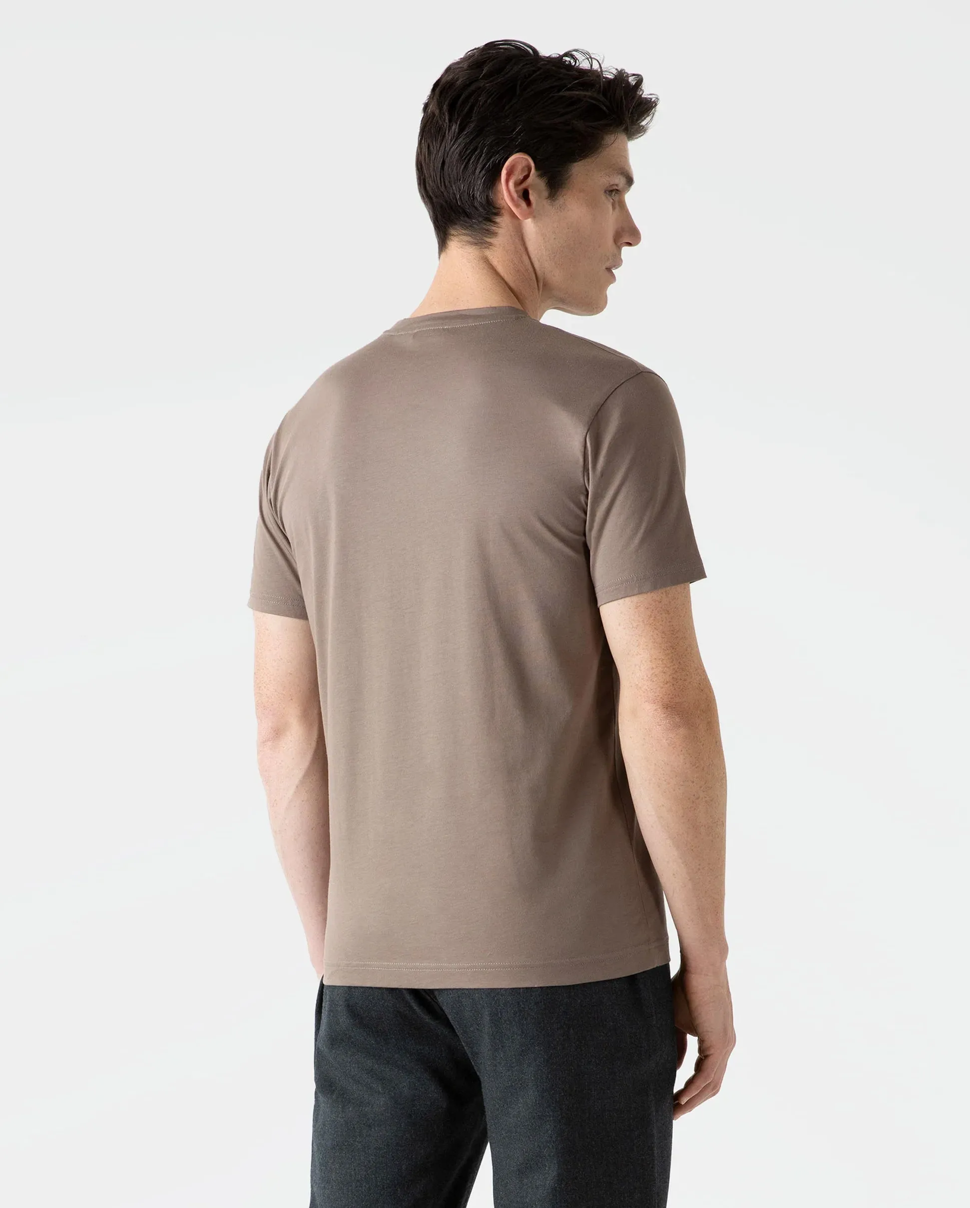 RIVIERA CREW NECK TSHIRT / CEDAR