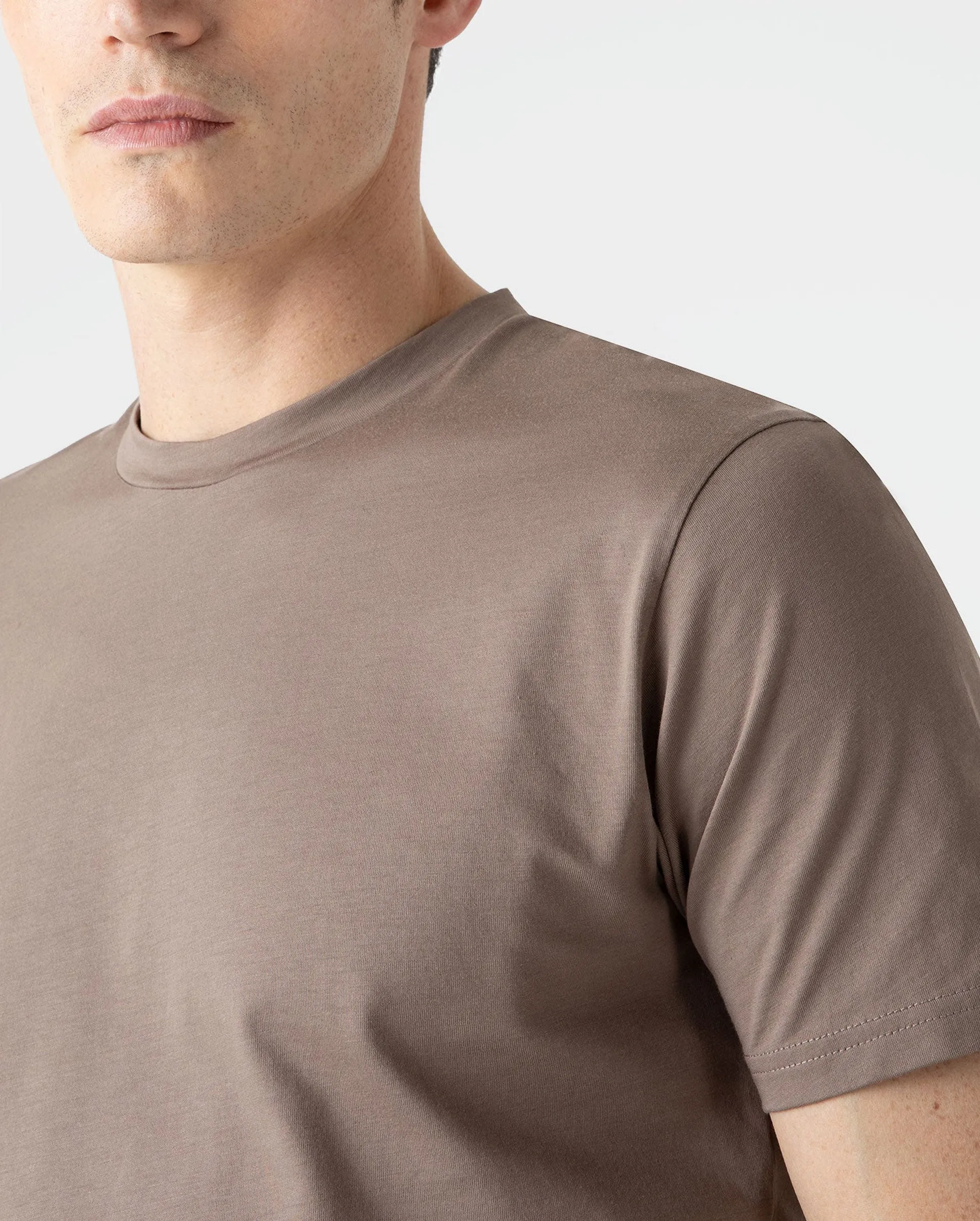 RIVIERA CREW NECK TSHIRT / CEDAR