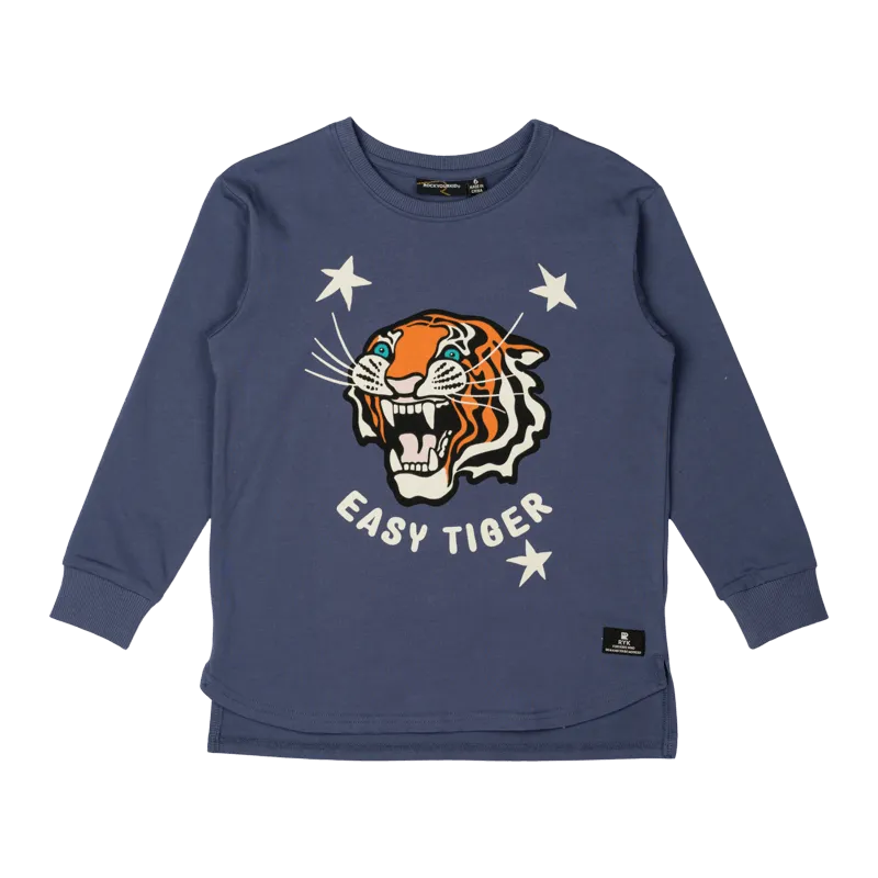 Rock Your Baby Easy Tiger Boxy Fit T-Shirt