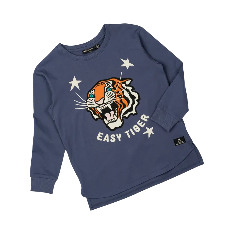 Rock Your Baby Easy Tiger Boxy Fit T-Shirt