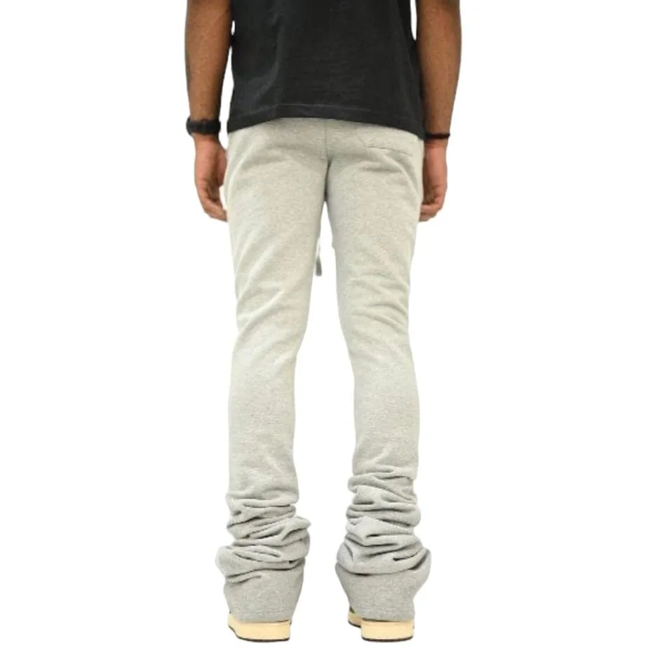 Si Tu Veux Logo Super Stacked Jogger (Heather Gray) TV0092