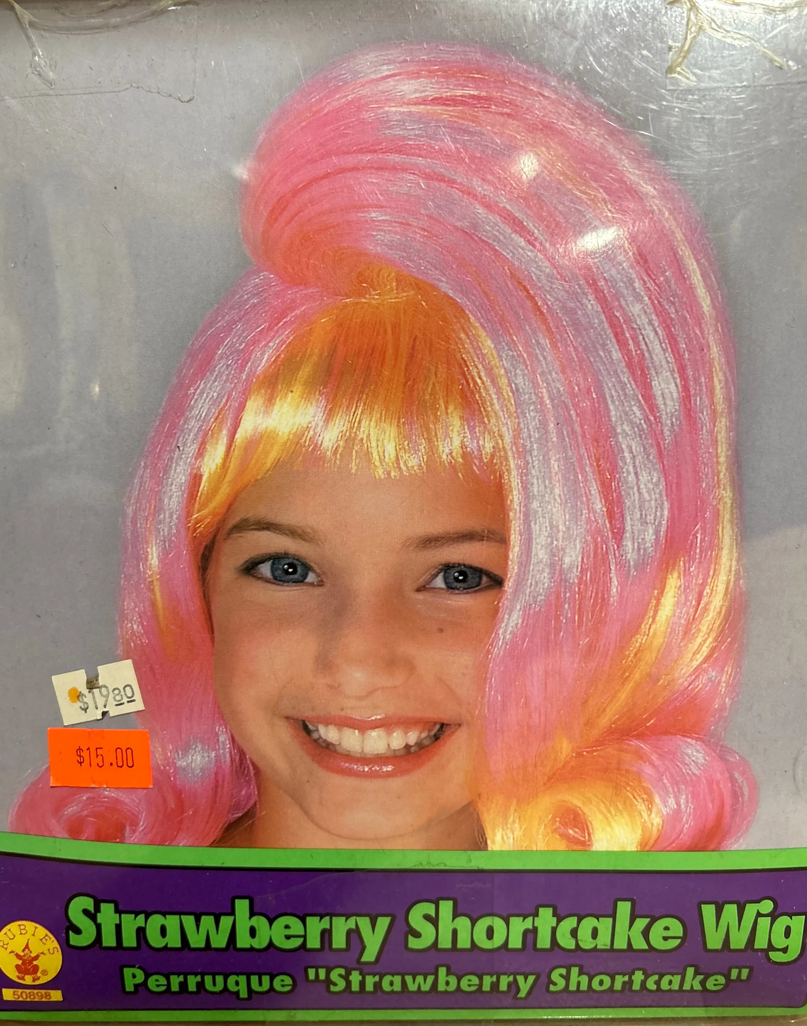 Strawberry Shortcake Child Wig 50898