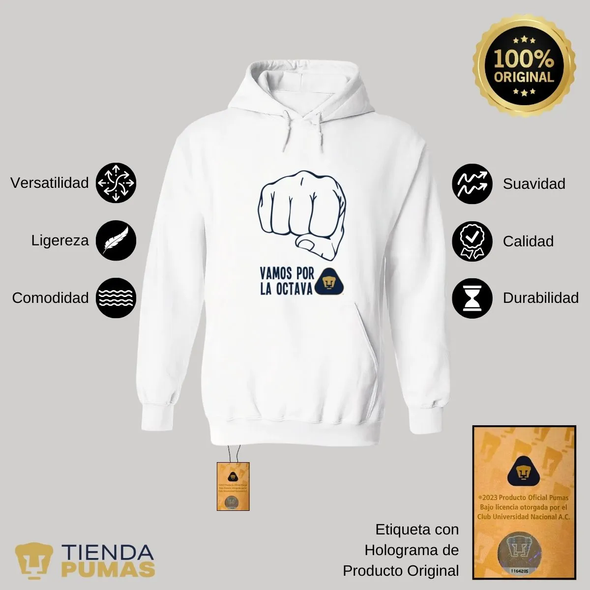 Sudadera Hombre Pumas UNAM puo