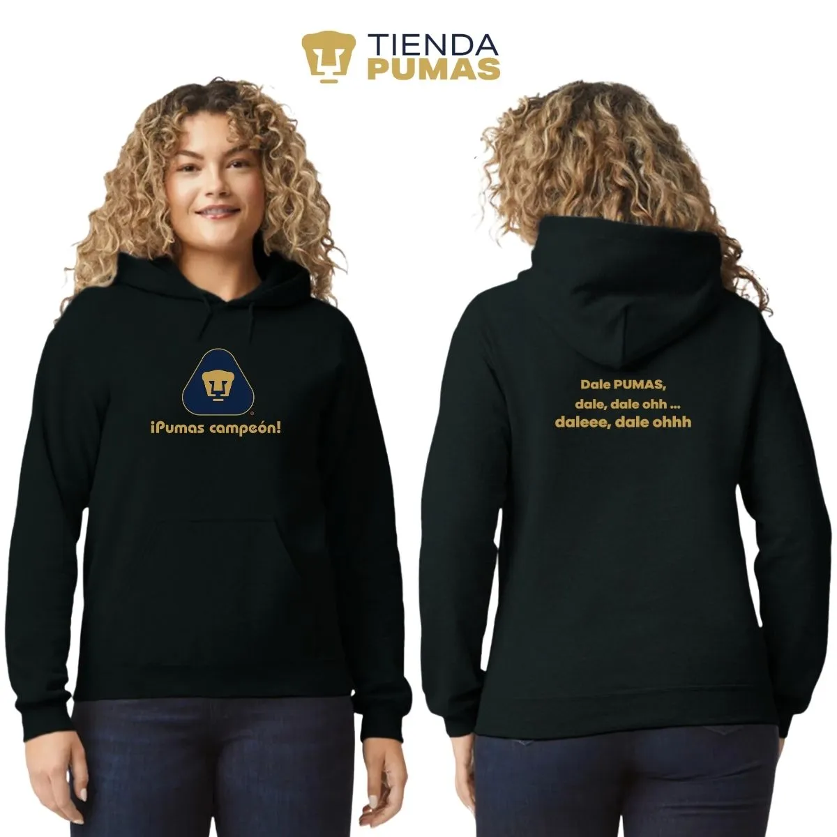 Sudadera Mujer Pumas UNAM campeón