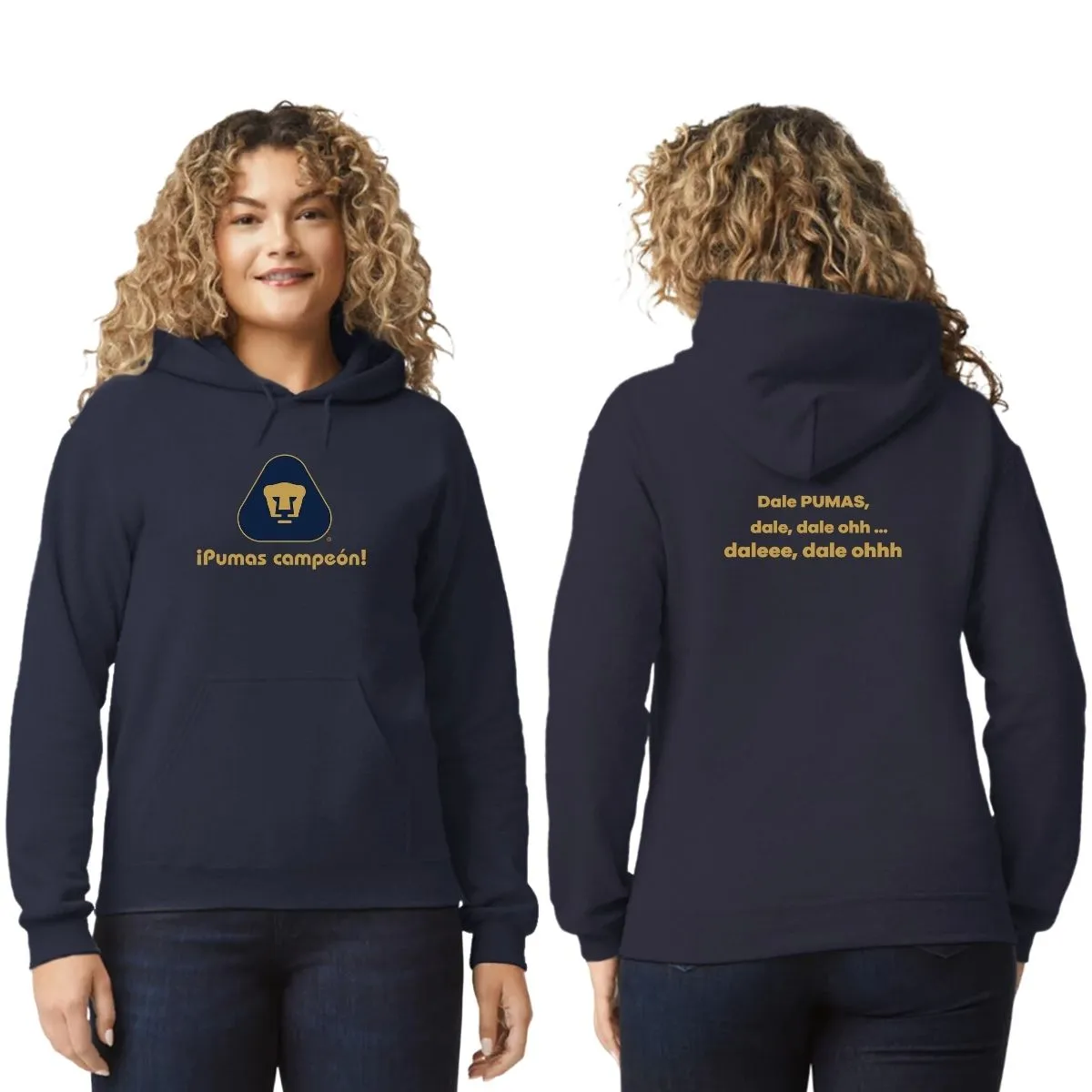 Sudadera Mujer Pumas UNAM campeón