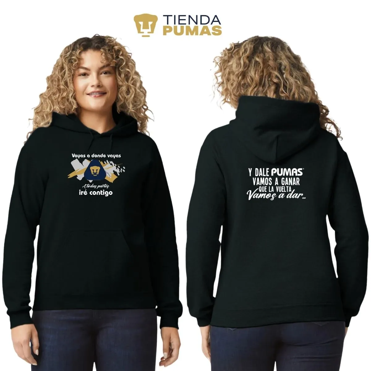 Sudadera Mujer Pumas UNAM vuelta