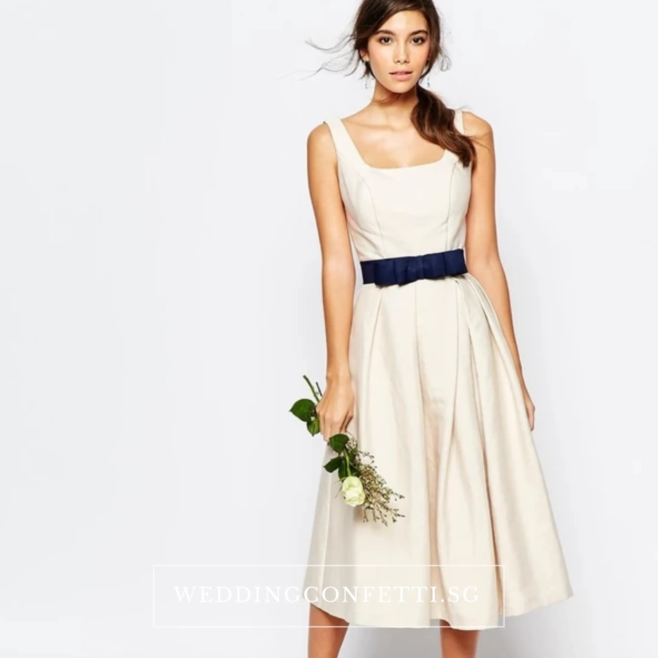 The Brittany Bridesmaid Bow Dress (Available in 2 Designs)