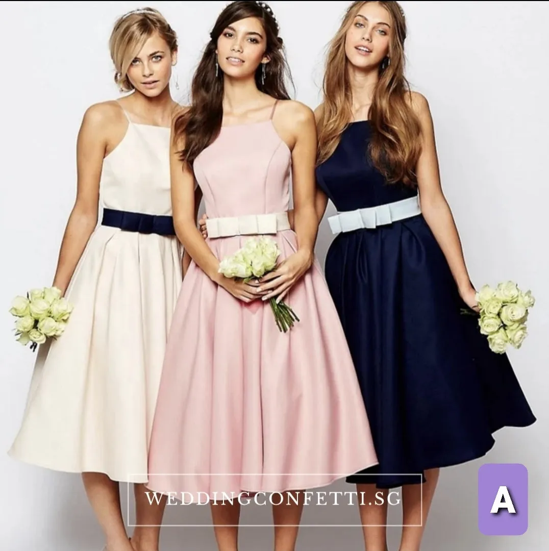 The Brittany Bridesmaid Bow Dress (Available in 2 Designs)