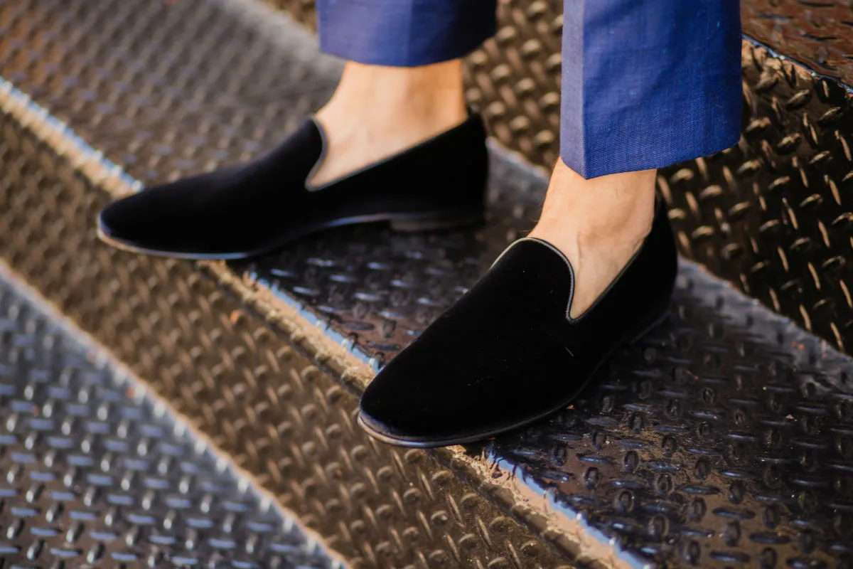 The Sinatra Evening Slipper - Nero