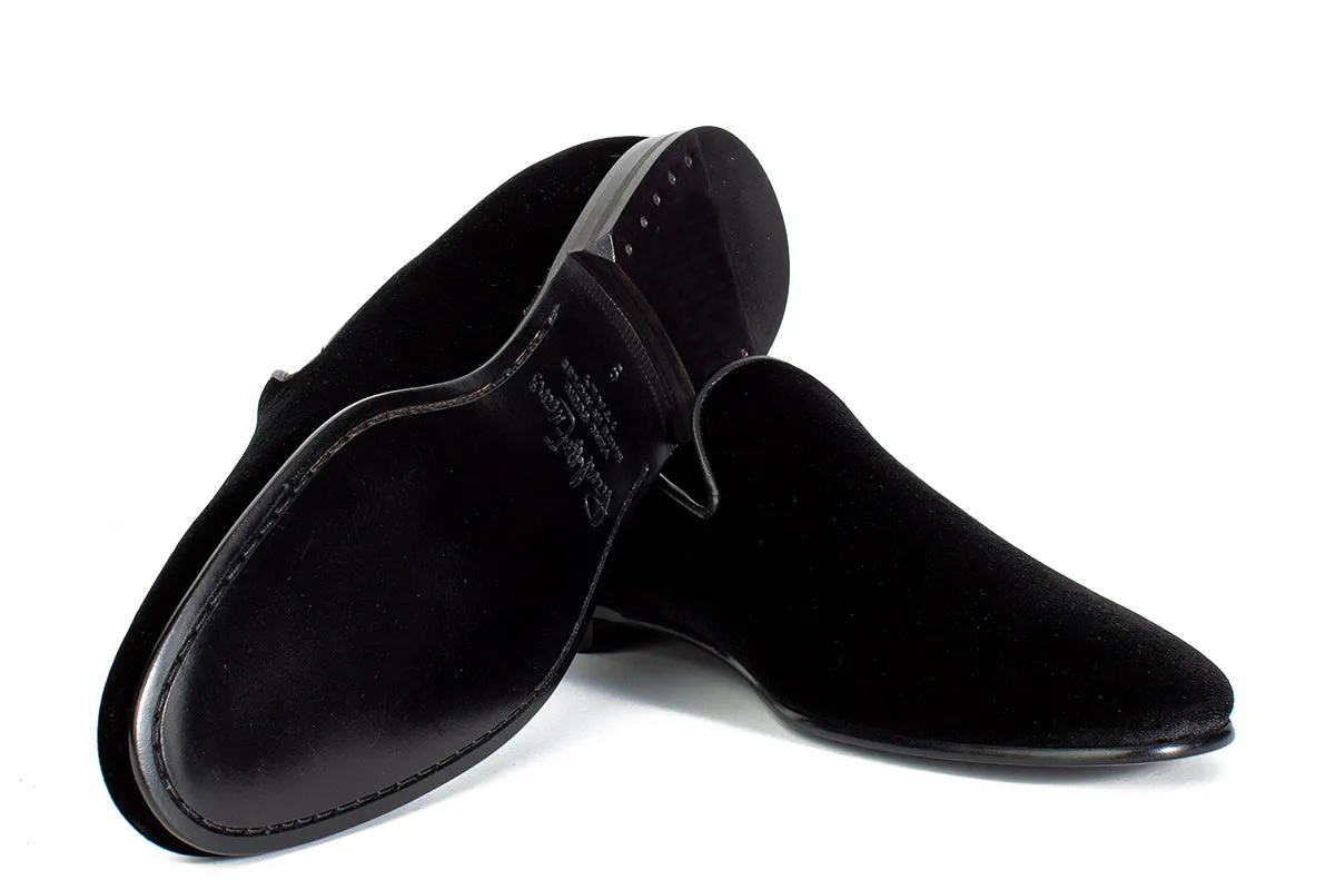 The Sinatra Evening Slipper - Nero