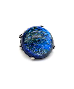 【ドイツ買付】ヴィンテージ SEIBOTH ドラゴンズブレス ガラス ブローチ/Vintage SEIBOTH Dragon's Breath Glass Brooch